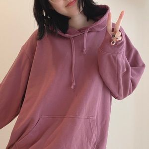 UNIQLO purple oversized baggy hoodie